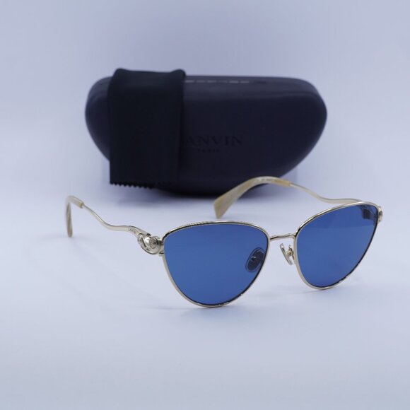 Final Price! Lanvin LNV112S 743 Gold/Blue Sunglasses